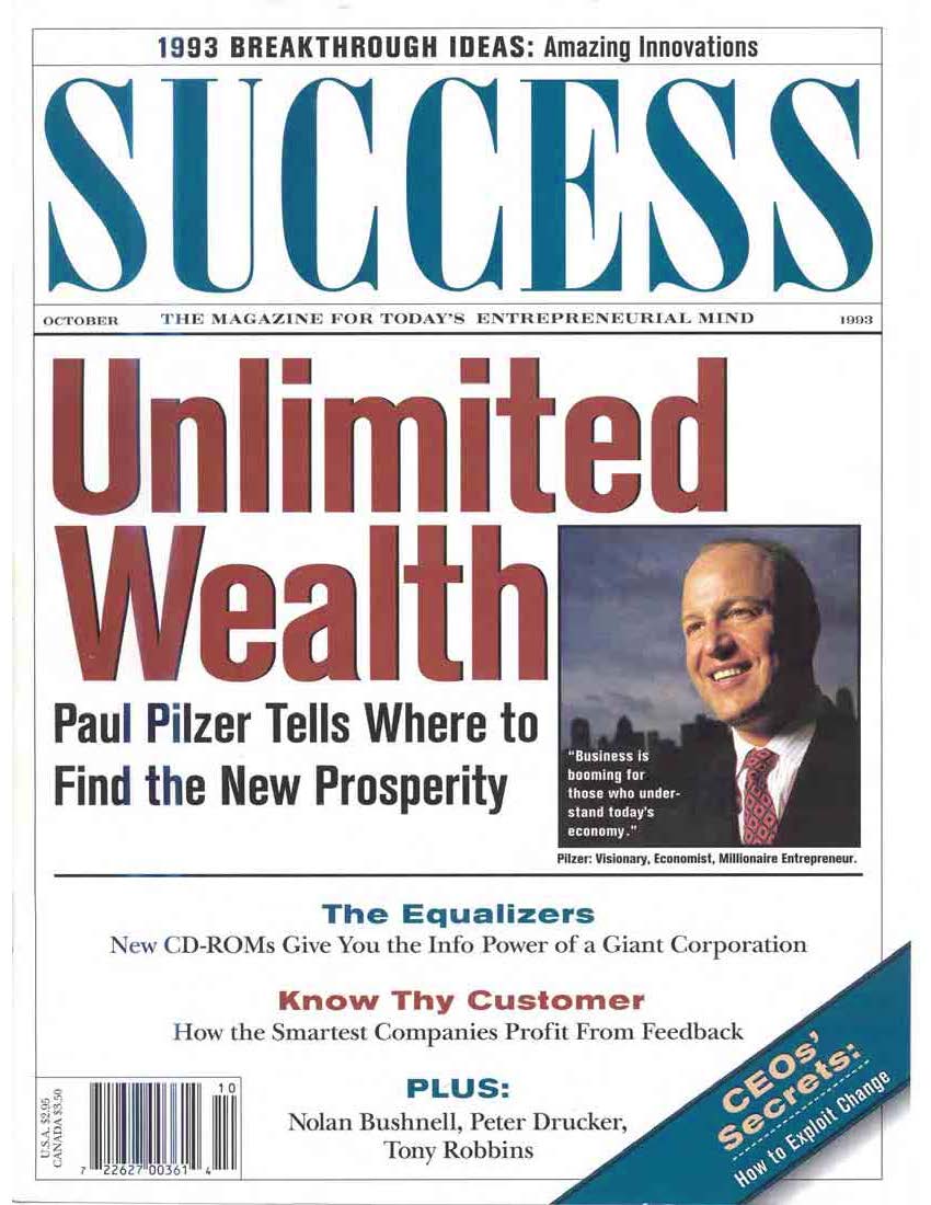 Paul Zane Pilzer Unlimited Wealth